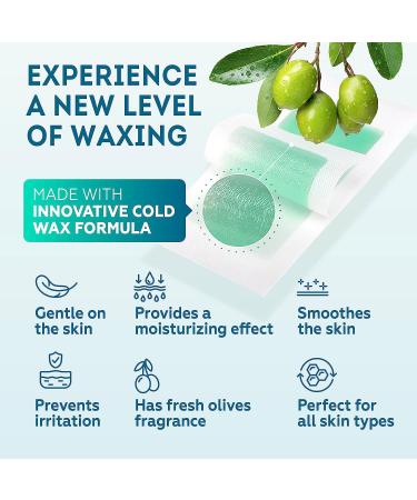Wax Strips for Hair Removal - 80 Count Waxing Kit for Women & Men - Face, Body, Legs, Arms, Armpits, Bikini - Includes 48 Body Strips, 16 Face Strips, 16 Oil Wipes - Hair Remover Wax Kit (2 Pack) - Buy Online on GoSupps.com