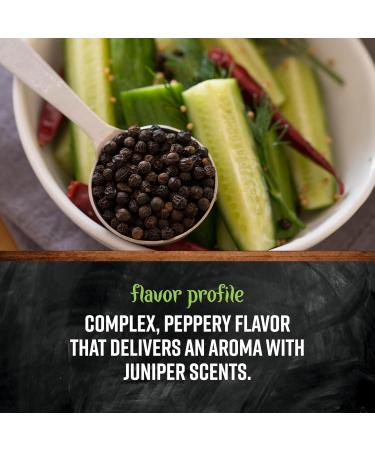 Frontier Organic Tellicherry Black Peppercorns | 16 oz Whole Pepper | Premium Spice - Buy Online on GoSupps.com