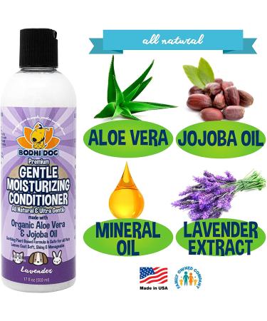 Premium Natural Moisturizing Dog Conditioner with Aloe Vera & Jojoba Oil | 17oz - Buy Online on GoSupps.com