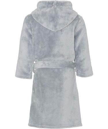 Best Playshoes Unisex Children's Fleece Bathrobe Dressing Gown 134-140 - Grey | International Shipping Available - Buy Online on GoSupps.com