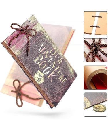 Vienrose Adventure Book Up Scrapbook Photo Album with Luxury Kit - 80 Pages | Perfect Anniversary or Boyfriend Gift - Buy Online on GoSupps.com