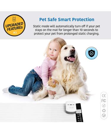 SVD.PET Pet Training Mat 60 x 12 with 3 Modes & 5 Levels - Electronic Repellent for Dogs & Cats - Auto Power Off - Keep Pets Off Furniture - Buy Online on GoSupps.com