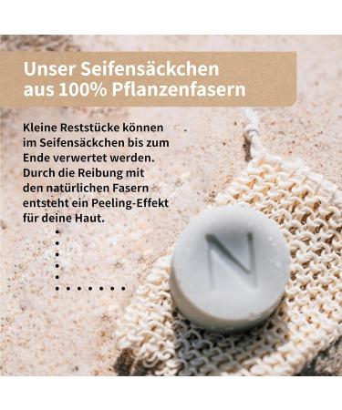 NIYOK Sisal Soap Bags | 100% Plant Fiber | Eco-Friendly Storage for Solid Soap & Shampoo | Plastic-Free Shipping Solutions - Buy Online on GoSupps.com