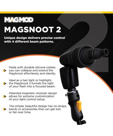 MagSnoot 2 Light Modifier by MagMod - Photography Flash Modifier | Magnetic Snoot Attachment with New Features | Lightweight Control - Buy Online on GoSupps.com