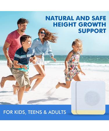 Height Growth Patches - Heightenup Acupuncture Stimulating Patch for Bone Growth - 90 pcs for Adults and Teens - Buy Online on GoSupps.com