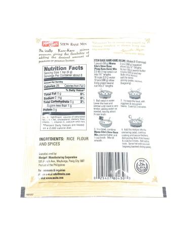 Mama Sita's Pang Kare-Kare Stew Base Mix 50g - Authentic Filipino Flavor | 1 Pack - Buy Online on GoSupps.com