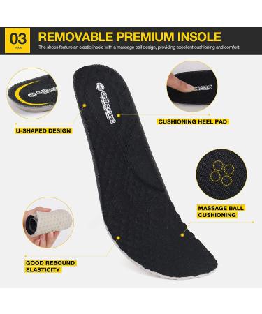 Ortho+rest Women Pain Relief Walking Shoes - Size 9 Black | Ideal for Sensitive & Bunions Feet - Buy Online on GoSupps.com
