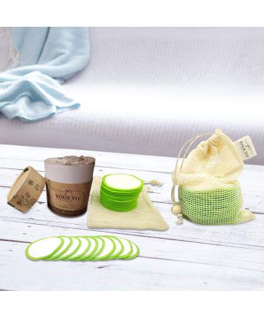 Your VIP Skin Sliming Pads - Washable & Reusable Organic Cotton/Bamboo (20 Pieces) for Ultimate Skin Care - Buy Online on GoSupps.com