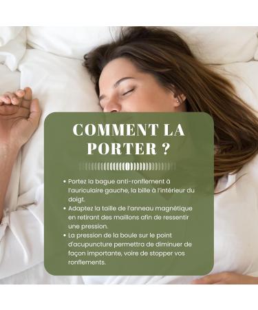 AIMANTIX - THE Anti-Snoring Ring - THE ONLY ADJUSTABLE - Effective Solution to Reduce or Stop Snoring - 100% Natural Solution - Buy Online on GoSupps.com