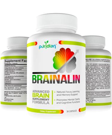 Vitaminas para El Cerebro  Suplemento Nootropico Natural  CADA Capsula Mejora Su Memoria Y Concentracion - F rmula Avanzada para Mujeres Y Hombres. Certificadas USA.