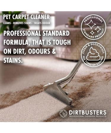 5L Dirtbusters Pet Carpet Cleaner: Blackberry & Fig Urine Odour & Stain Shampoo - Buy Online on GoSupps.com