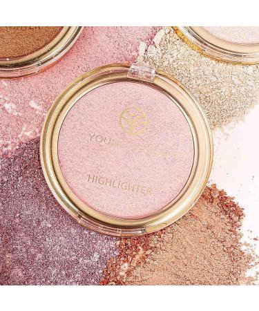 Shimmer Highlighter Palette for Face Contouring & Illuminating - Longlasting Cheek Blush & Glow Powder (02) - Buy Online on GoSupps.com