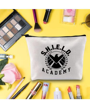 Levlo Agent Shield TV Show Cosmetic Bag | Shield Academy Make-Up Zip Pocket | Perfect Gift for Shield Fans & Girls - Buy Online on GoSupps.com