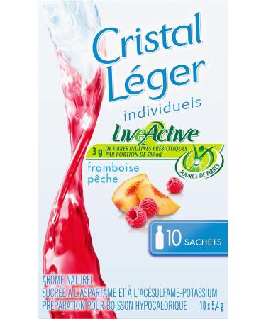 Crystal Light Raspberry Peach Singles 54g (12 Boxes of 10 Packets) - Buy Online on GoSupps.com