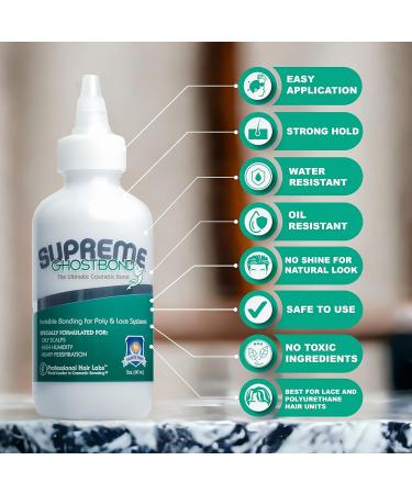 Professional Hair Labs Ghost Bond Supreme Poly and Lace Adhesive No Shine 5 oz 141.7 g (Pack of 1) - Buy Online on GoSupps.com