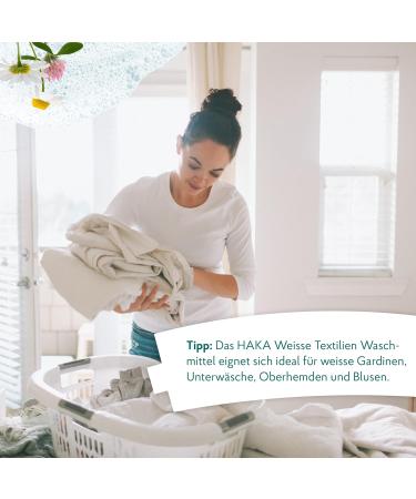 HAKA White Textiles Detergent - 3L Canister | Radiant White & Wrinkle Protection | Premium Smoothing Formula - Buy Online on GoSupps.com