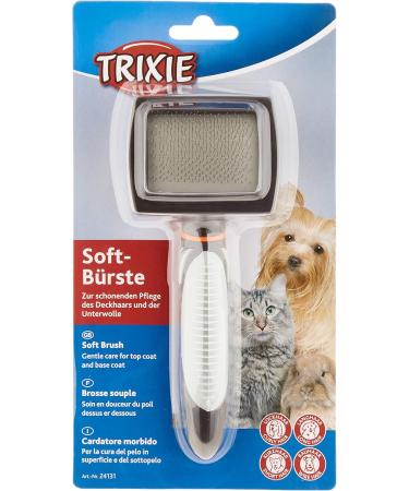 TRIXIE Soft Brush & Cat Activity Snackball Bundle - Ultimate Pet Care & Playtime - International Shipping - Buy Online on GoSupps.com