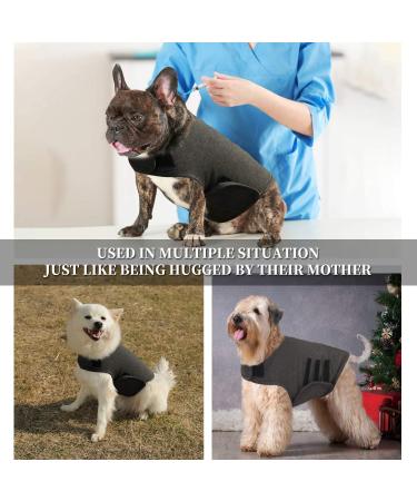 Kelivol Fear Coat for Dogs | Anxiety-Relief Jacket | Soothing Light-Changing Vest | Comfort for Fireworks & Thunderstorms | Size S Dark Gray - Buy Online on GoSupps.com