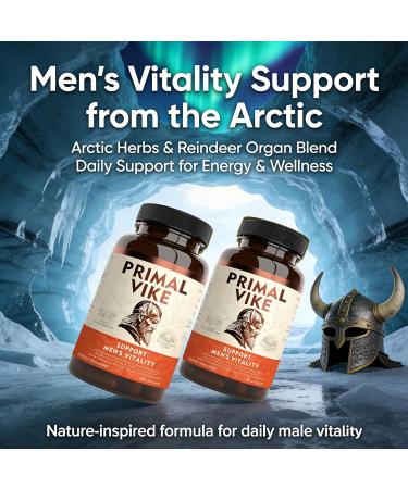 Primal VlKE Advanced Supplement Vitality Supplement Energy Dietary Supplement-Energy Endurance-48 Capsules (1PCS) - Buy Online on GoSupps.com
