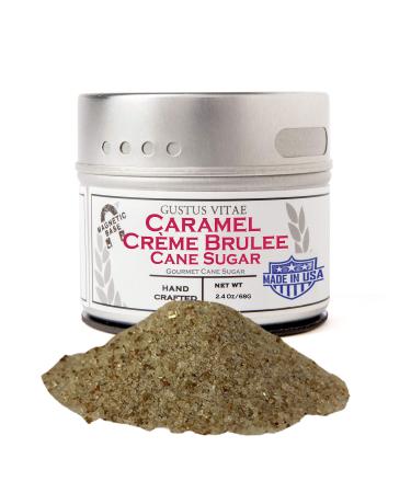 Gustus Vitae Cane Sugar Caramel Crème Brûlée 2.4 oz (68 g)