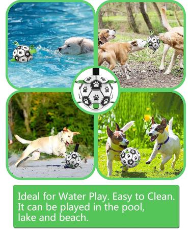 Tiyupa Dog Football - Interactive 15cm Floating Toy Ball with Pump for Small & Medium Dogs | Durable & Fun Outdoor Indoor Play - Buy Online on GoSupps.com