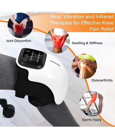 FORTHiQ Cordless Knee Massager | FDA Registered | Infrared Heat & Vibration Pain Relief | August 2022 Longer Straps - Buy Online on GoSupps.com