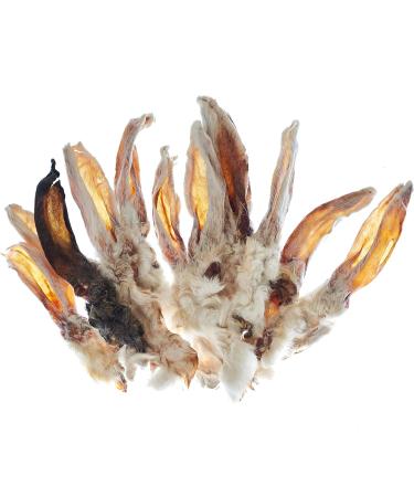 PawGang Rabbit Ears with Fur 200g - 100% Natural EU Sourced Dog Treats - Tasty & Healthy Chews for Dogs of All Sizes - Grain-Free & Hypoallergenic - Buy Online on GoSupps.com