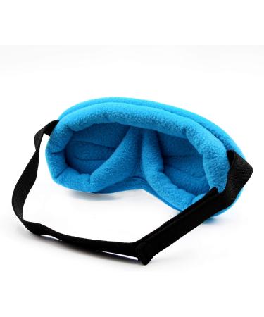 Wild Essentials Infinity Fleece Luxury Sleep Mask in Breezy Blue - Relax in Style - Buy Online on GoSupps.com