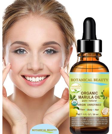 Botanical Beauty Organic MARULA OIL WILD GROWTH 100% Pure Natural Virgin Unrefined Cold-Pressed Moisturizer for FACE DRY SKIN BODY DAMAGED HAIR NAILS Anti-Aging (0.5 Fl Oz) 0.5 Fl Oz (Pack of 1) - Buy Online on GoSupps.com