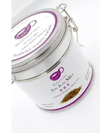 Organic Golden Monkey Black Tea - Spring Picked Jin Jun Mei - 100g/3.5 oz - Buy Online on GoSupps.com
