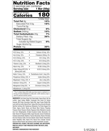 SlimFast Intermittent Fasting Protein Bars - Vanilla Almond Crunch 5 Bars (Pack of 1) - Buy Online on GoSupps.com