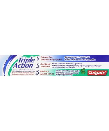  Colgate Colgate Triple Action Toothpaste 75ml - Buy Online on GoSupps.com
