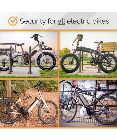 2022 Via Velo Electric Bike Lock Set - Heavy-Duty Steel U Lock, Folding Lock, Cable - Triple Protection for Electric Bikes, Scooters, and Folding Bikes - Buy Online on GoSupps.com
