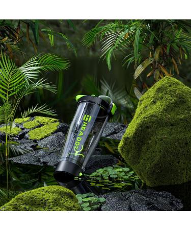 Buy Headot Electric Protein Shaker Bottle - Rechargeable 680ml Tritan Cup for Protein & Meal Replacement Shakes - BPA-Free Dark Green - Buy Online on GoSupps.com