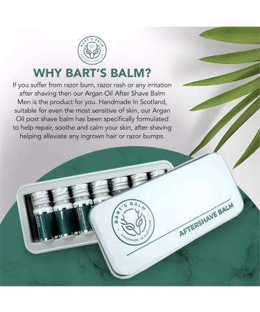 Bart's Balm Aftershave Gift Set - 7 Incredible Argan Oil Scents for Sensitive Skin Care - Buy Online on GoSupps.com