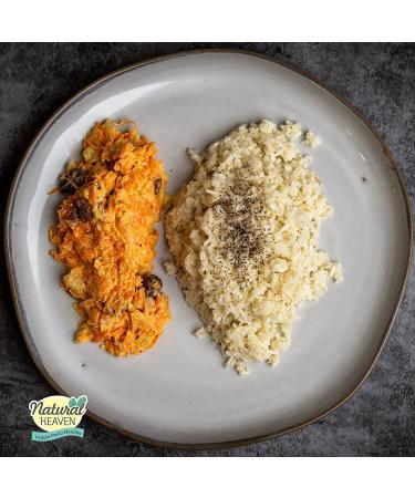 Natural Heaven Rice Sampler: Hearts of Palm, Brown Rice, White Rice - Gluten Free, Vegan, Low Carb - 6 Pack (9 Oz Ea) - Ideal for Keto Snacks or Healthy Meals - Buy Online on GoSupps.com