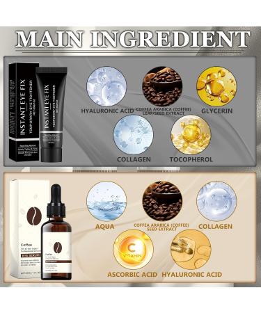 Meanju Eye cream for wrinkles and dark circles with hyaluronic acid antiaging eye care serum for men and women eye cream for dark circles and puffiness - Buy Online on GoSupps.com