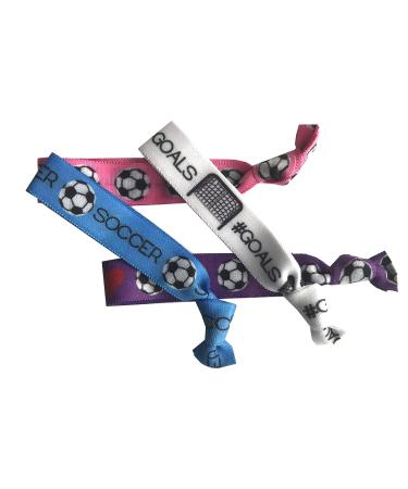 8 Piece Soccer Gift Hair Ties- Soccer Gifts for Boys  Girls  Women  Soccer Coach Gifts  Soccer Team Gifts  Soccer Accessories for Girls  Soccer Coach  Soccer Bracelet for Girls  Soccer Balls - Buy Online on GoSupps.com