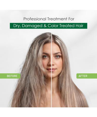 Herbishh Argan Hair Mask-Deep Conditioning & Hydration For Healthier Looking Hair for very Dry Weak Stressed Out Hair No Sulphates No Parabens (800gm) - Buy Online on GoSupps.com