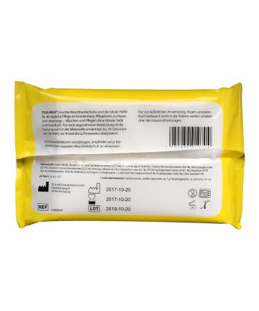 Buy Wash Gloves Wet Disposable 24 Pack (192 Pieces) | Aloe Vera Impregnated for Gentle Skin Care - International Shipping Available - Buy Online on GoSupps.com