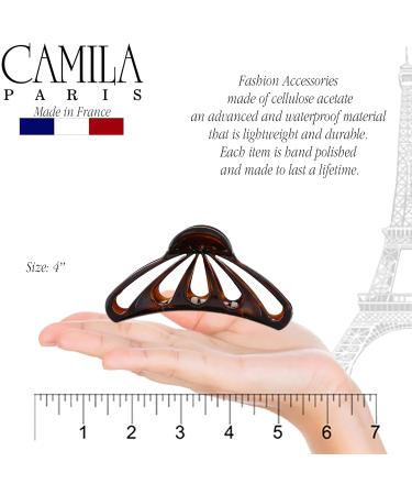 Camila Paris NV109 French Large Hair Clips for Women - Strong Hold Claw Clip for Thick, Long, Wavy, Curly Hair - Made in France - 3.75 Inch (Pack of ...) - Buy Online on GoSupps.com