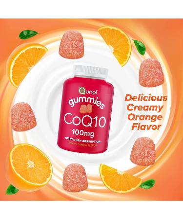 Qunol CoQ10 Gummies 100mg - Delicious Heart Health Support - 60 ct - Buy Online on GoSupps.com