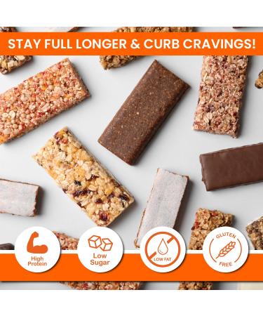 Protiwise High Protein Nutrition Bar - Coconut Flavor | KETO Gluten Free Low Fat & Sugar | 15g Protein Meal Replacement | 7 Servings/Box - Satisfy Cravings & Aid Weight Loss - Buy Online on GoSupps.com