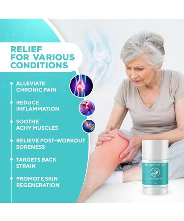 ACTIVE RELEAF+ STICK Premium Pain Releaf Stick (75ml Extra Strength) - Buy Online on GoSupps.com