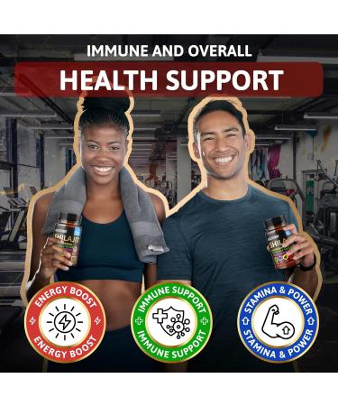 Shilajit Ashwagandha Capsules & Sea Moss Capsules Black Seed Oil Capsules Ashwagandha Turmeric - Shilajit for Woman Men Immune Support Rhodiola Rosea Shilajit 60 Capsules & Sea Moss 60 Capsules Set - Buy Online on GoSupps.com