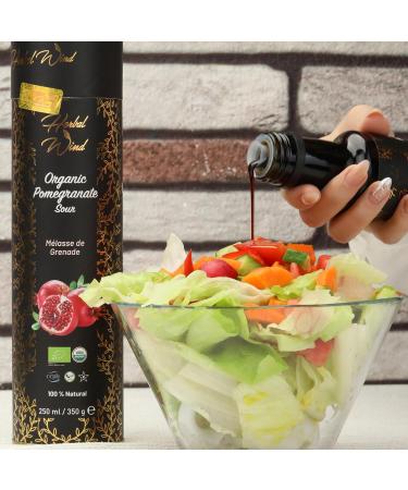 Herbal Wind Pomegranate Molasses 100% Natural Pomegranate Sour from Turkey Traditional Middle Eastern Ingredients Organic Sirup - 8.4 Fl Oz - Buy Online on GoSupps.com