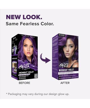 Splat Midnight Violet 30 Wash Semi-Permanent Hair Dye | Vegan & Cruelty-Free - Buy Online on GoSupps.com