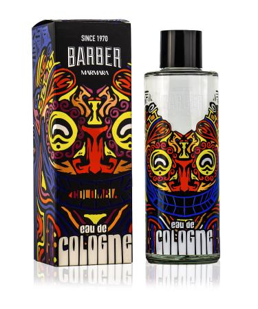 Marmara Barber Cologne - Best Choice of Modern Barbers and Traditional Shaving Fans Limited Edition Glass Bottle in Gift Box (500 ml Colombia) 18 Fl Oz (Pack of 1) Colombia
