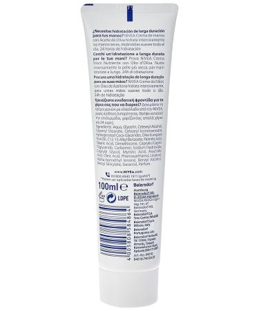 Buy NIVEA Hand Cream Olive Oil 100ml - Pack of 6 | Moisturizing Care for Dry Hands - International Shipping Available - Buy Online on GoSupps.com