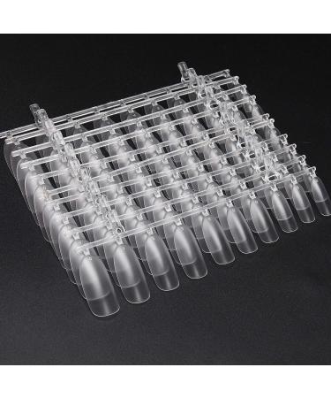 300 Ultra-Thin Almond Shape Artificial Fingernails No Lift Transparent Perfect for Nail Art & DIY Manicure - Buy Online on GoSupps.com